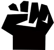 Black Wall Street hand logo